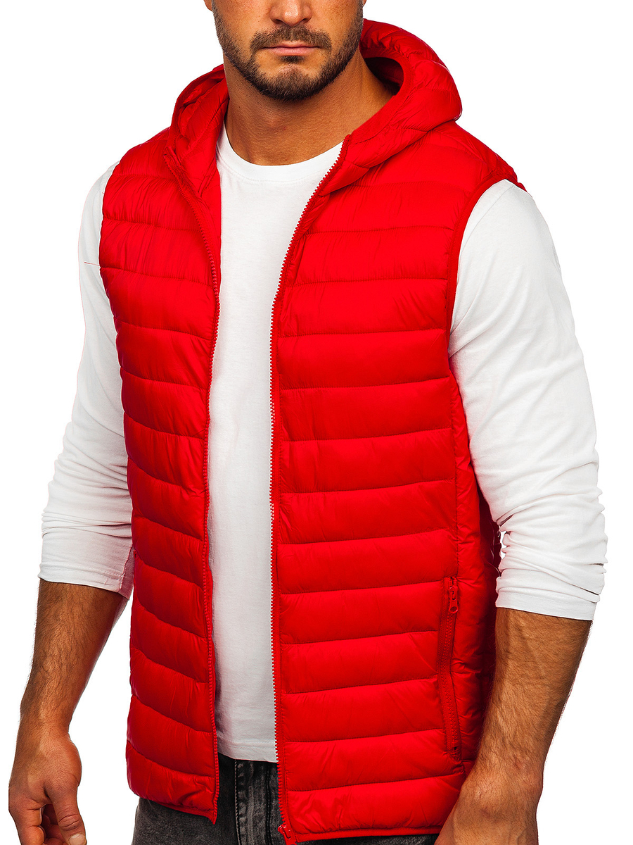 Chaleco rojo hombre store