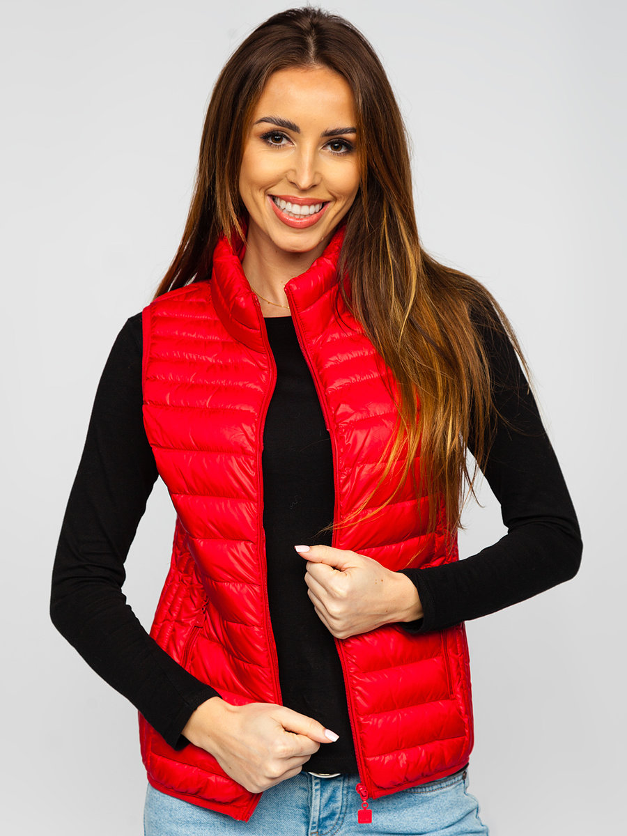 Chaleco acolchado para mujer rojo Bolf B2705 ROJO