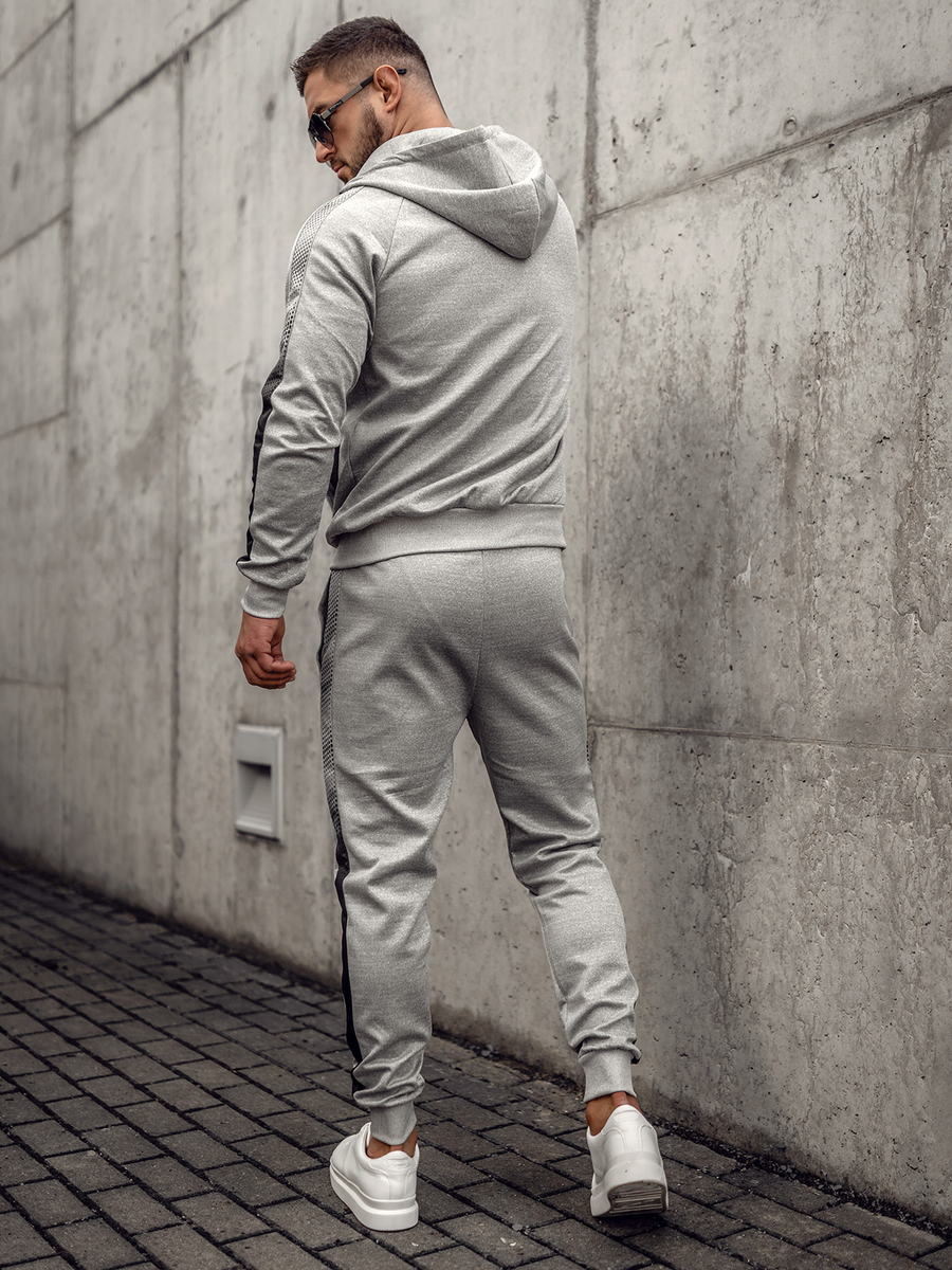 Ch ndal con capucha para hombre gris Bolf 27C8116