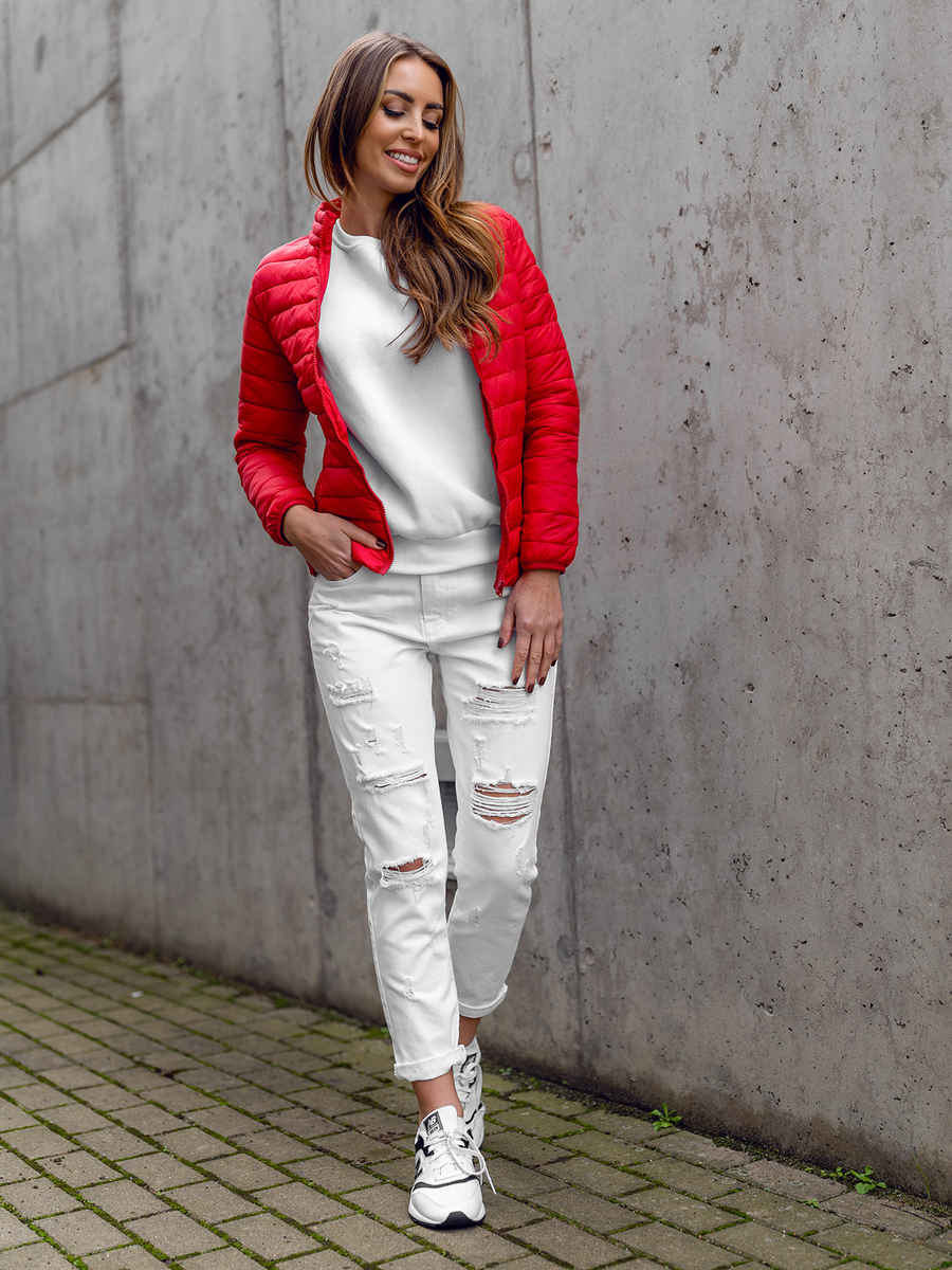 Parka Mujer de invierno con capucha y cuello chimenea