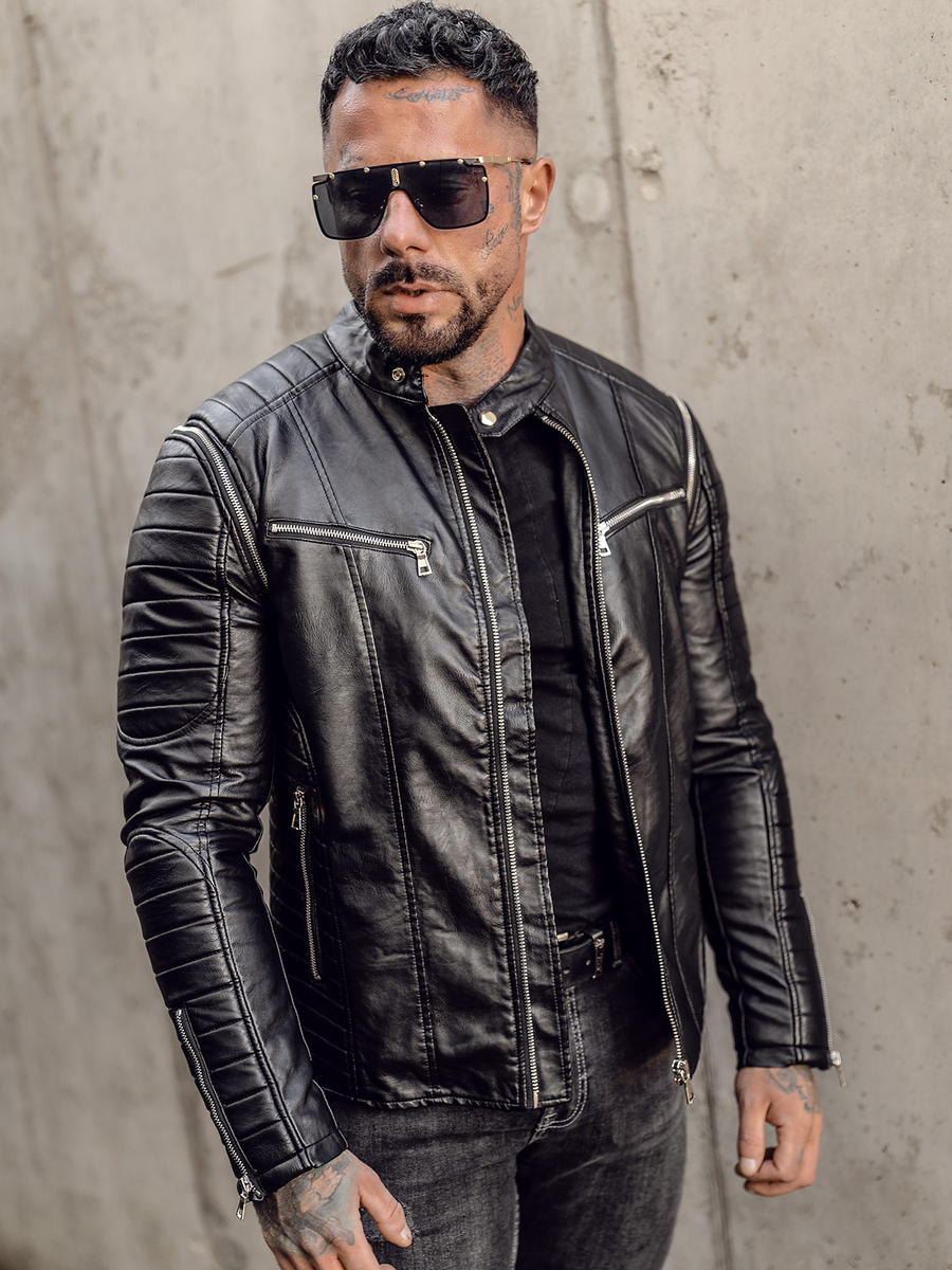 Chaquetas de cuero para hombre que puedes comprar ahora