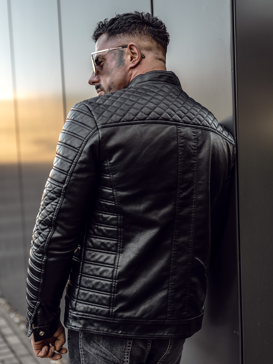 Americanas de piel para hombre discount