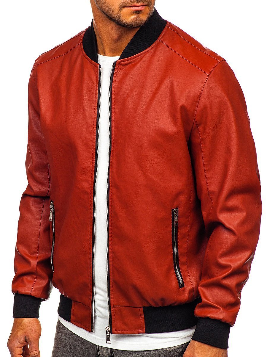 Chaqueta de para hombre naranja Bolf