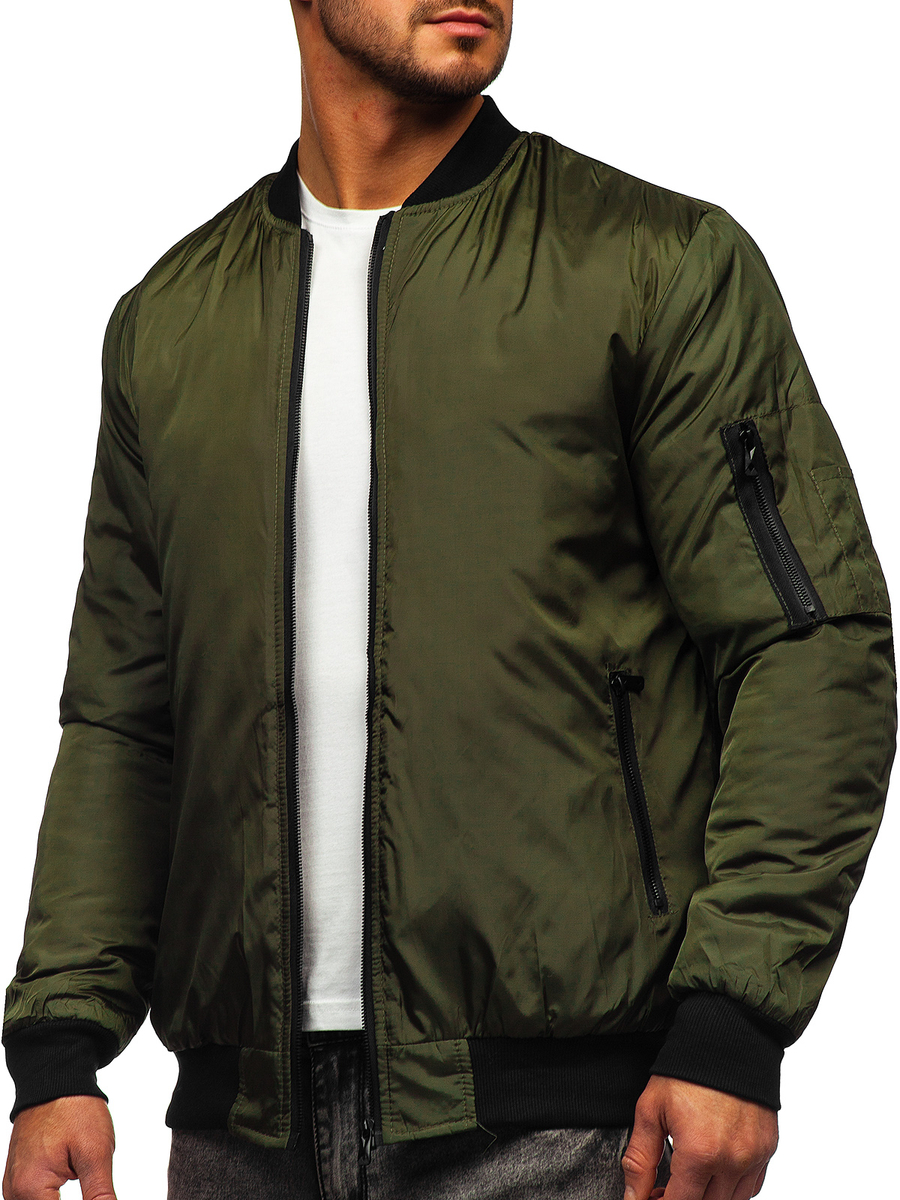 Cazadora verde hombre outlet