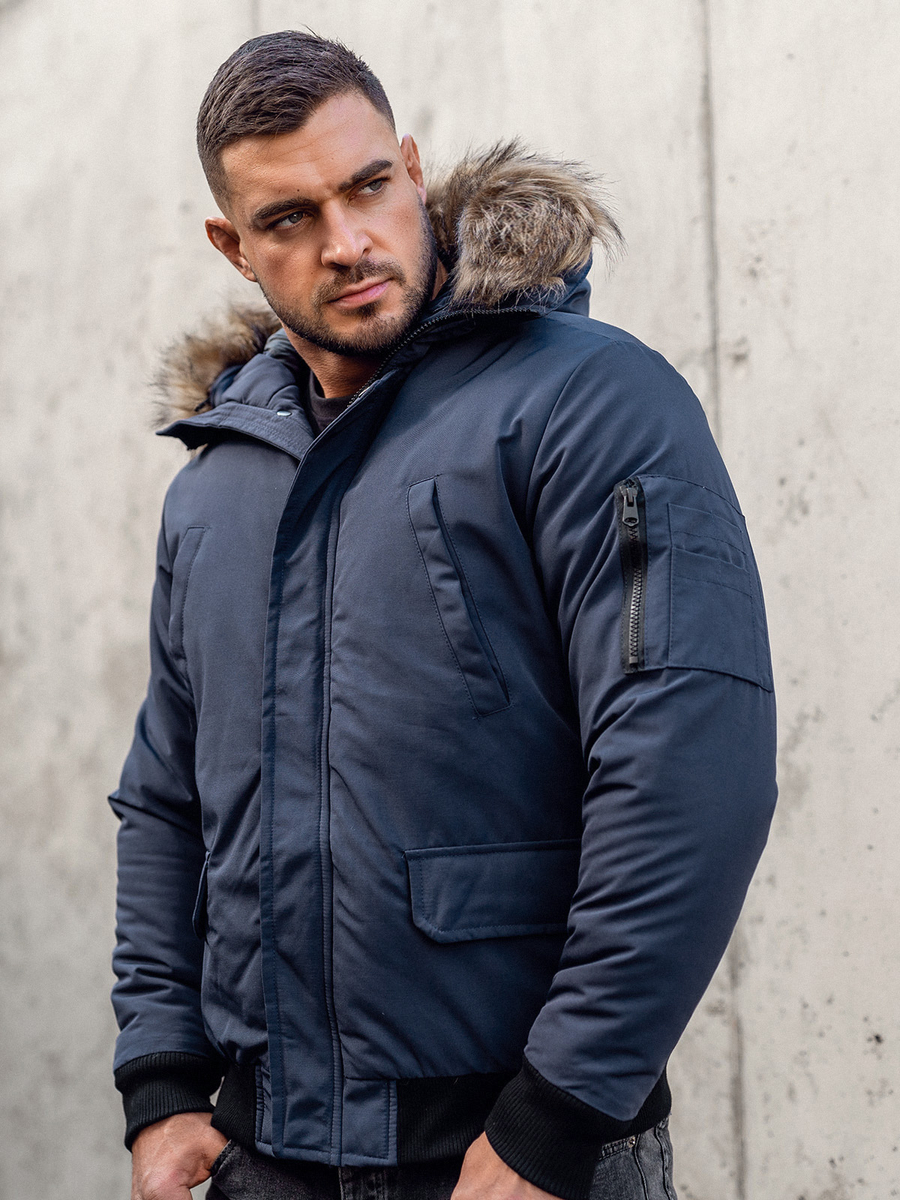 Chaqueta invierno para hombre azul Bolf 2019 AZUL OSCURO