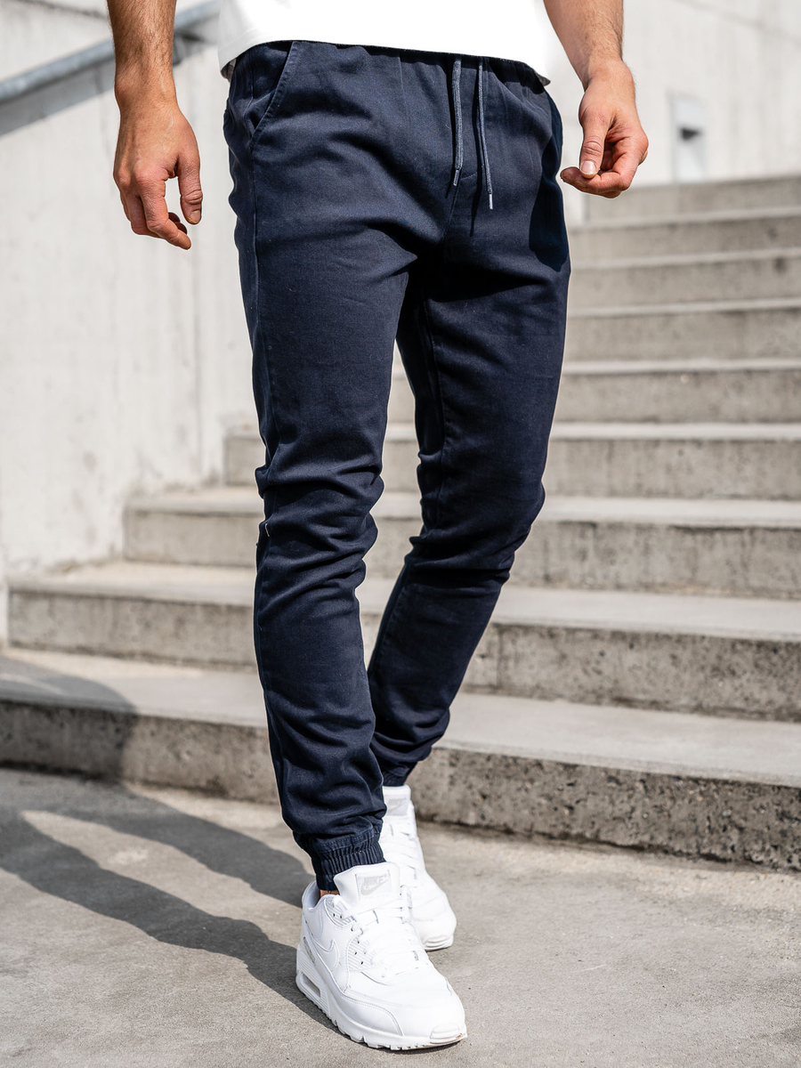 Joggers azul oscuro para hombre Bolf 707 AZUL OSCURO