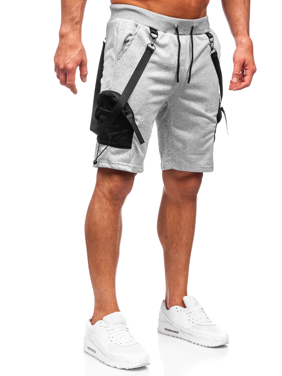 Pantal n de ch ndal cargo para hombre gris Bolf HS7179 GRIS