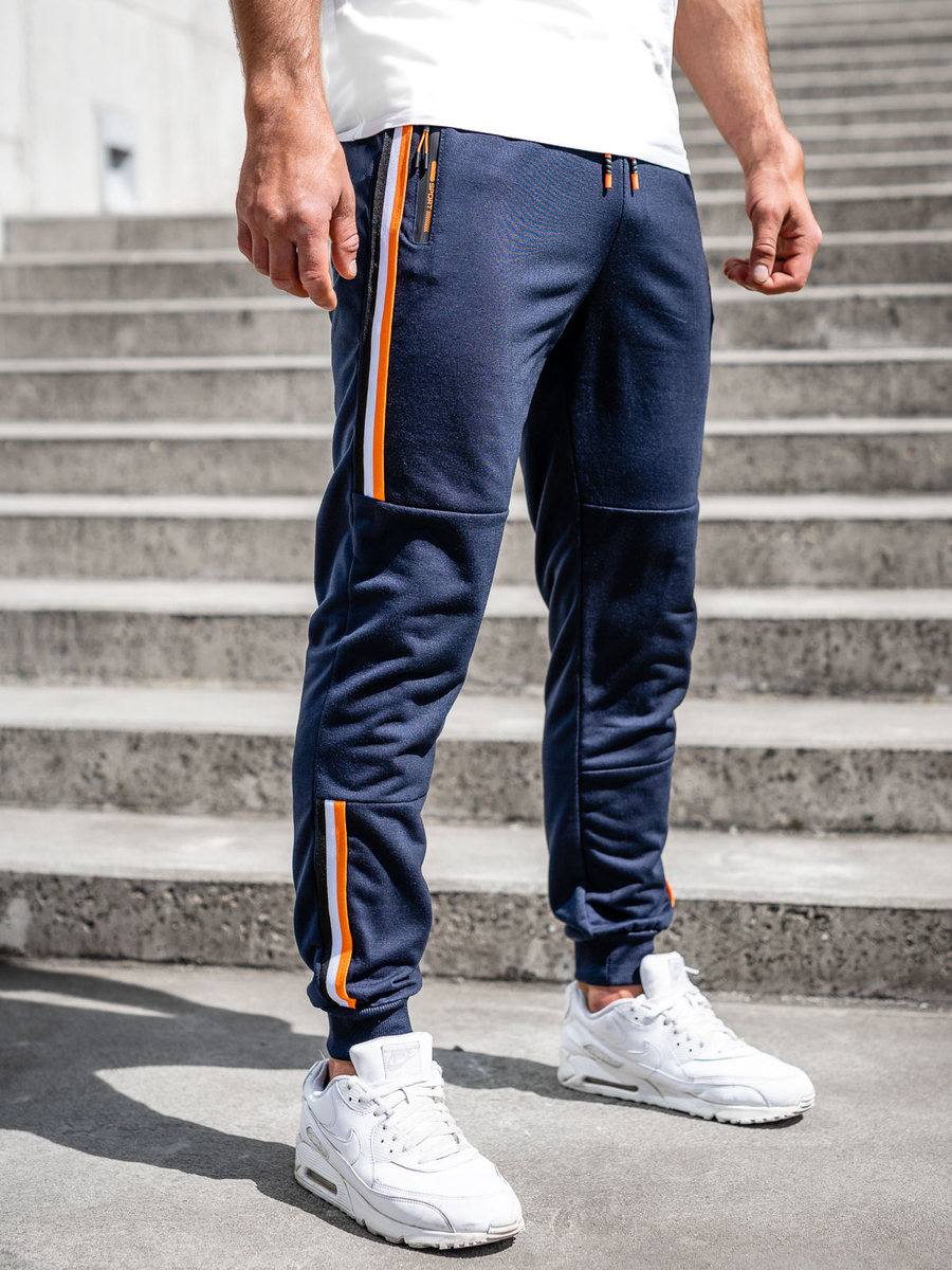 ambición dígito Nevada Pantalón de chándal jogger para hombre azul oscuro Bolf K10336A AZUL OSCURO