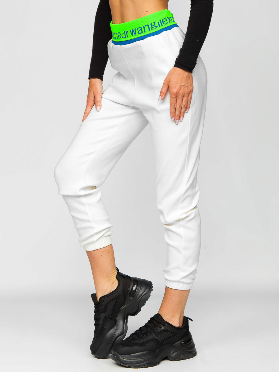 Pantalon chandal on sale mujer blanco