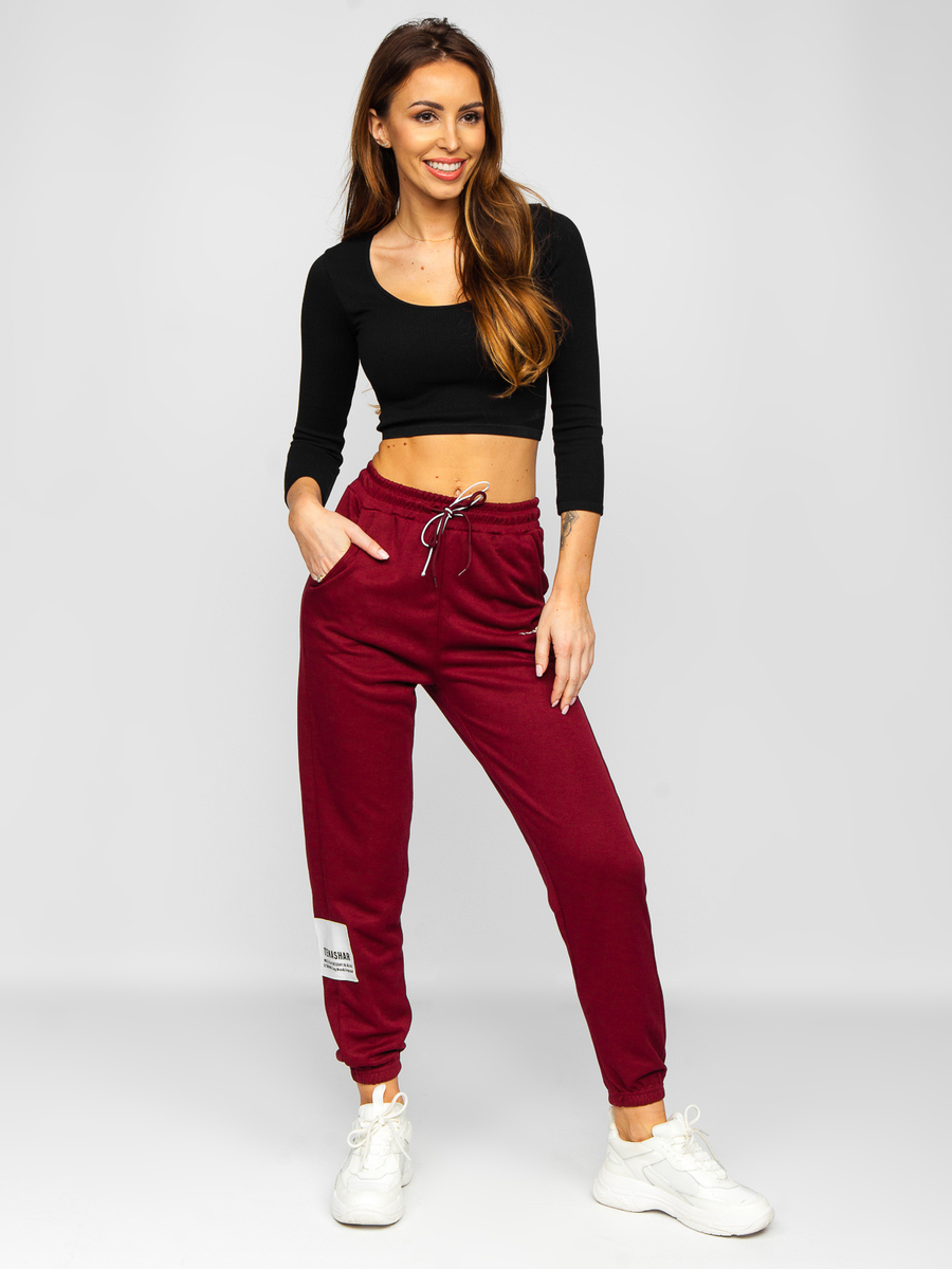 Pantal n de ch ndal para mujer burdeos Bolf AF317NM