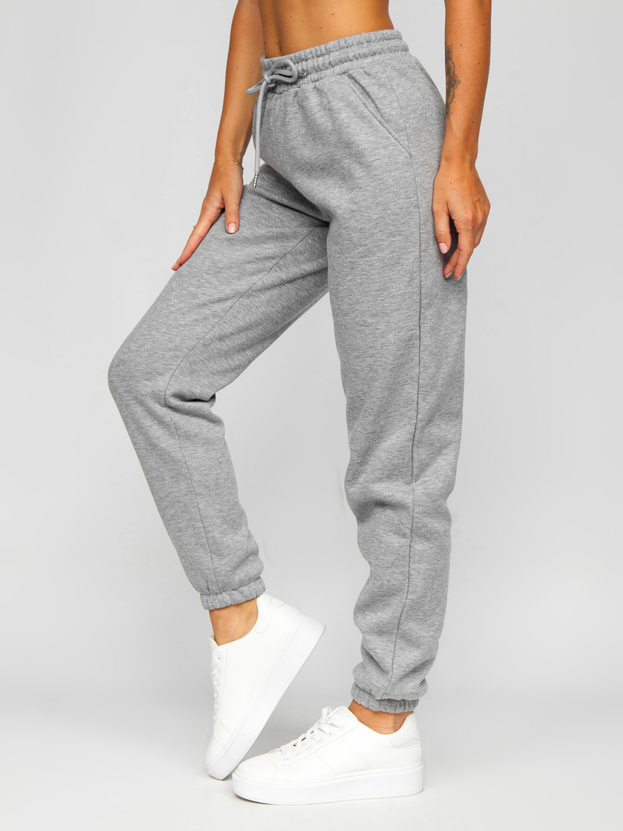 Pantalón de chándal para mujer gris Bolf BL32