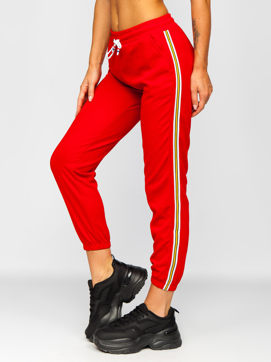 Pantalón deportivo para mujer rojo Bolf YW01020B ROJO