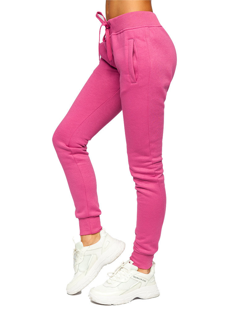 Pantalón deportivo para mujer rosa oscuro Bolf CK-01 ROSA