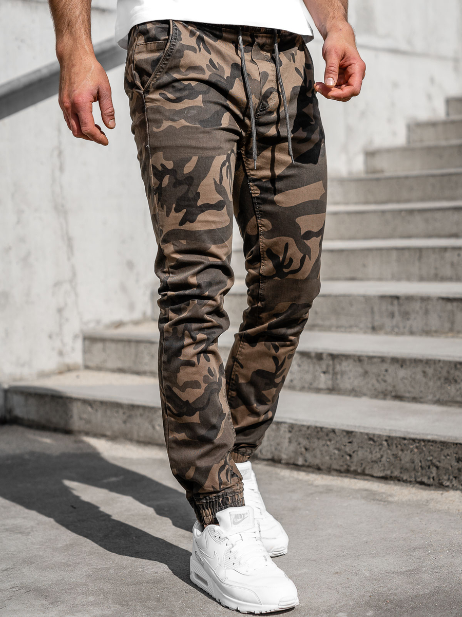 Pantalón jogger camuflaje hombre Bolf KA351