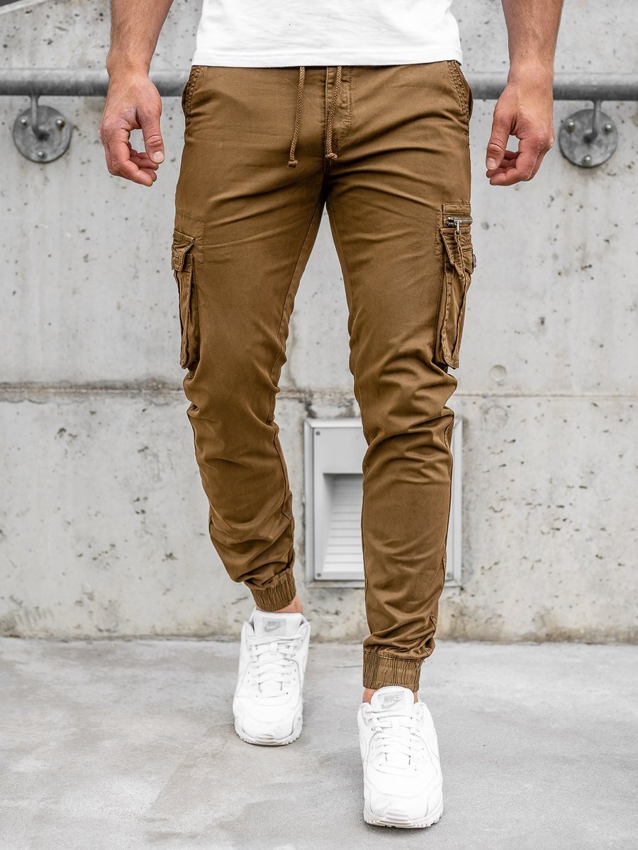 Pantalón Chandal Brown - Pantalones Hombre