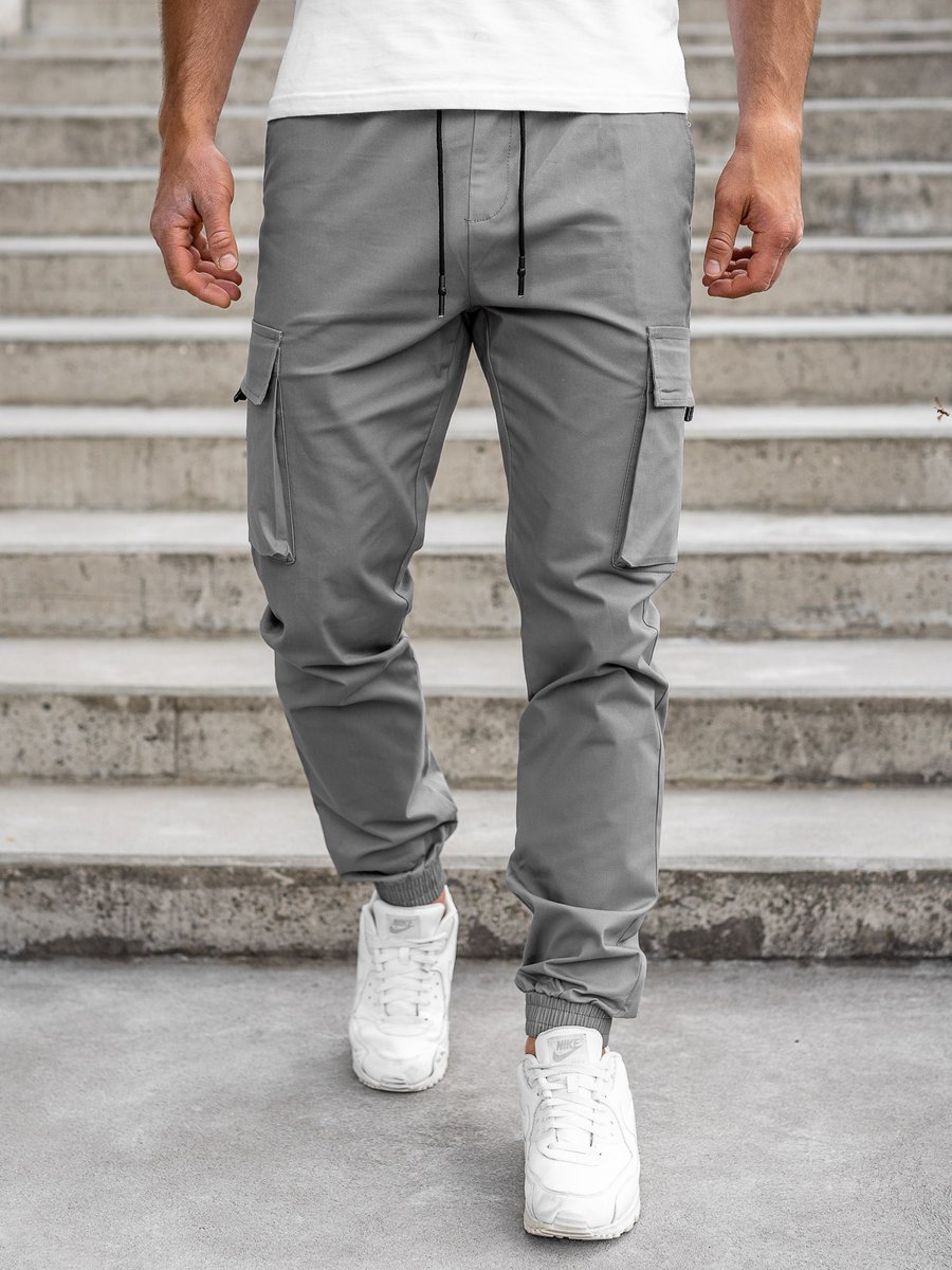 Pants Jogger Gris Hombre Pantalon Jogger Gris