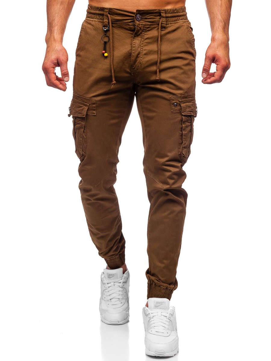 Pantalón jogger cargo para hombre marrón Bolf CT6703 MARRÓN