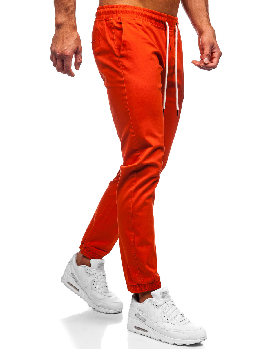 Pantal n jogger para hombre naranja Bolf 1145