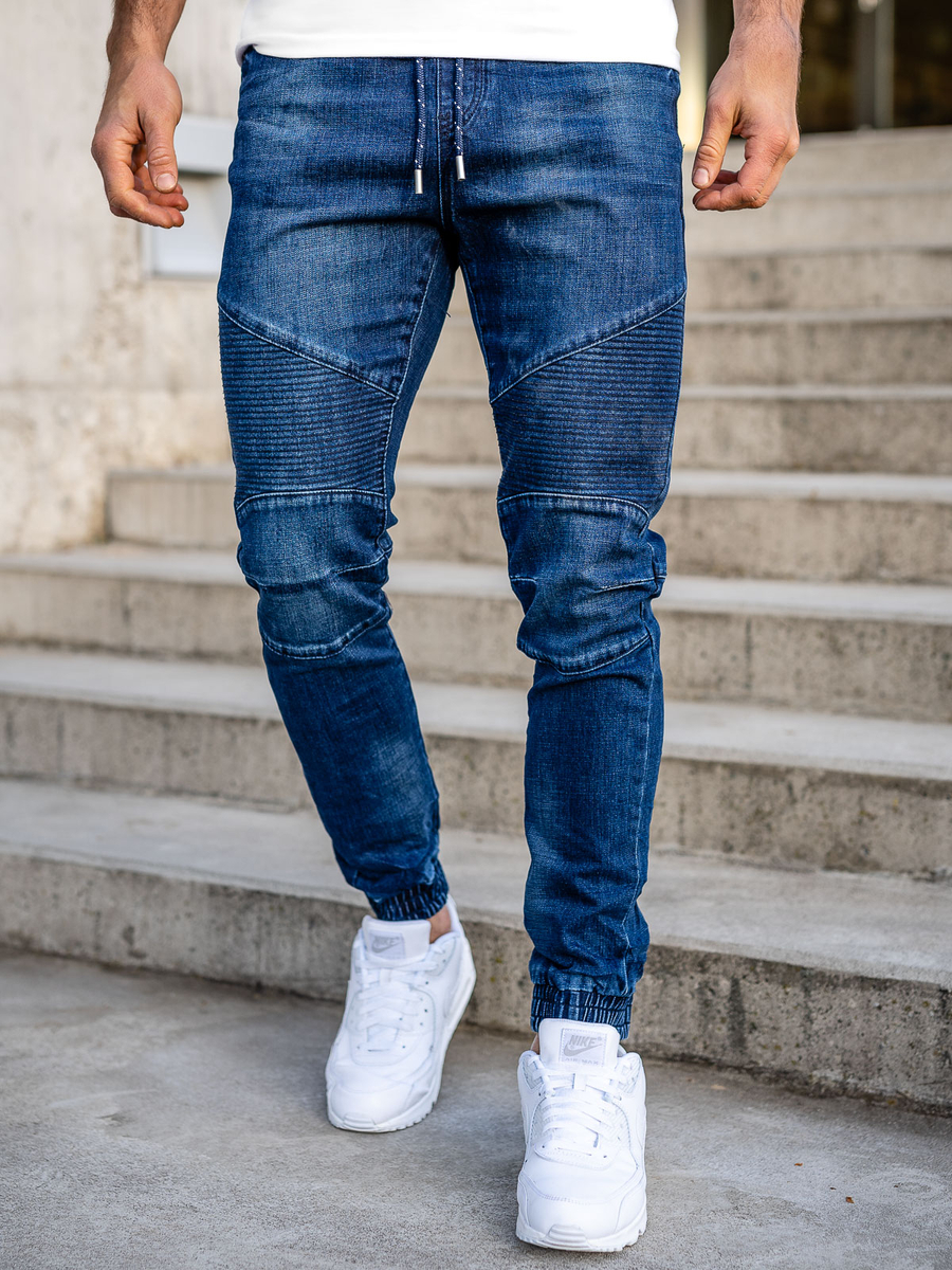 Pantalones jogger vaqueros clearance