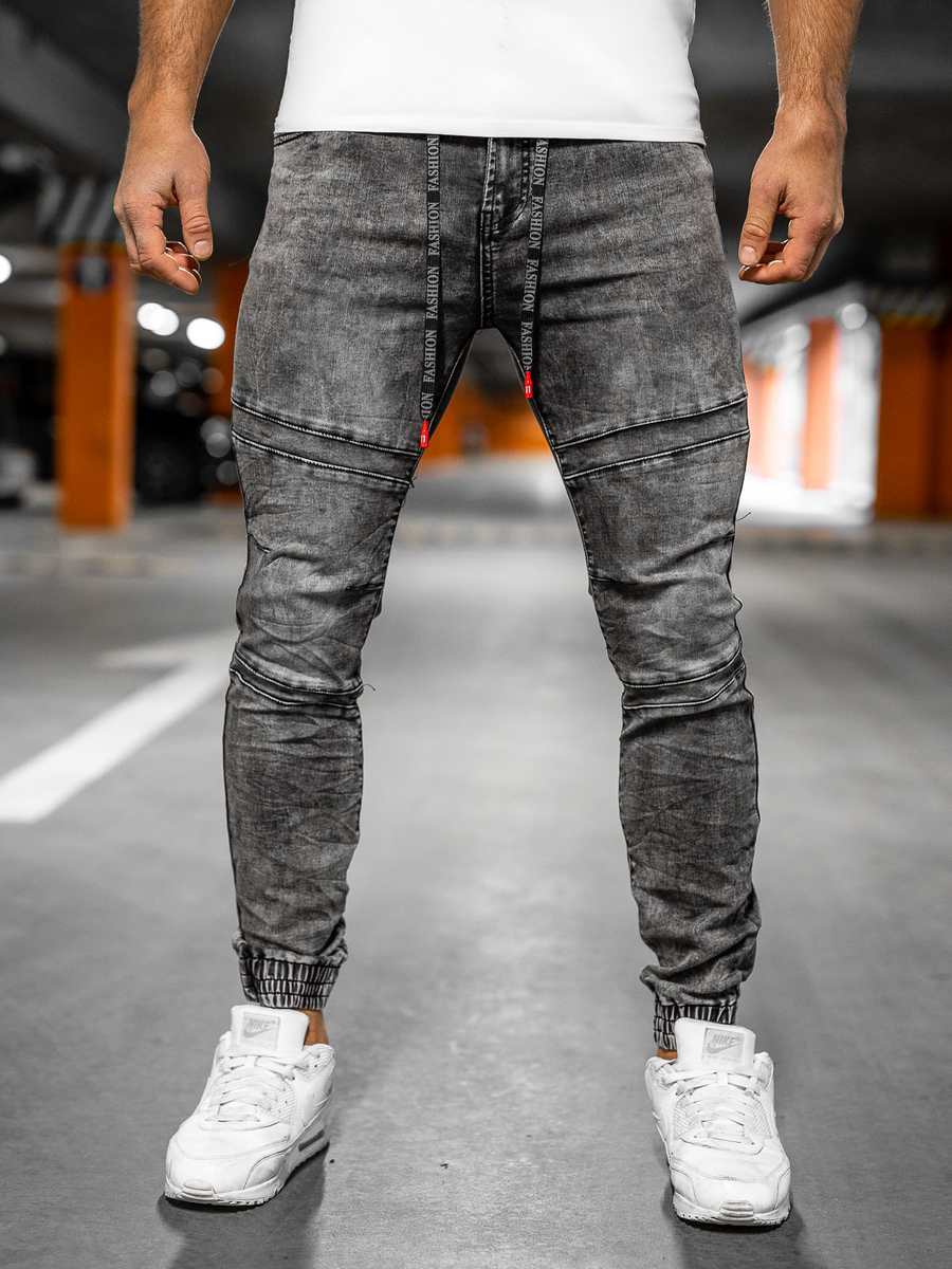 Pantalón jogger para hombre negro Bolf TF133