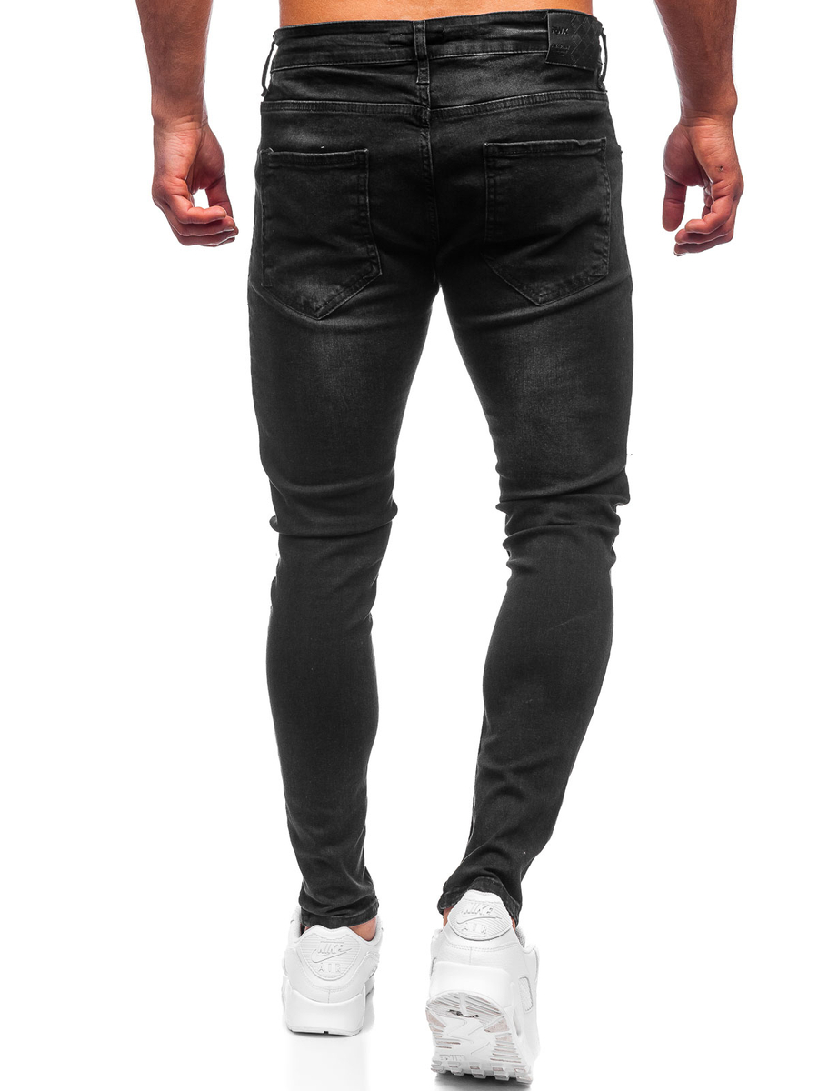 Pantalon negro skinny hombre clearance