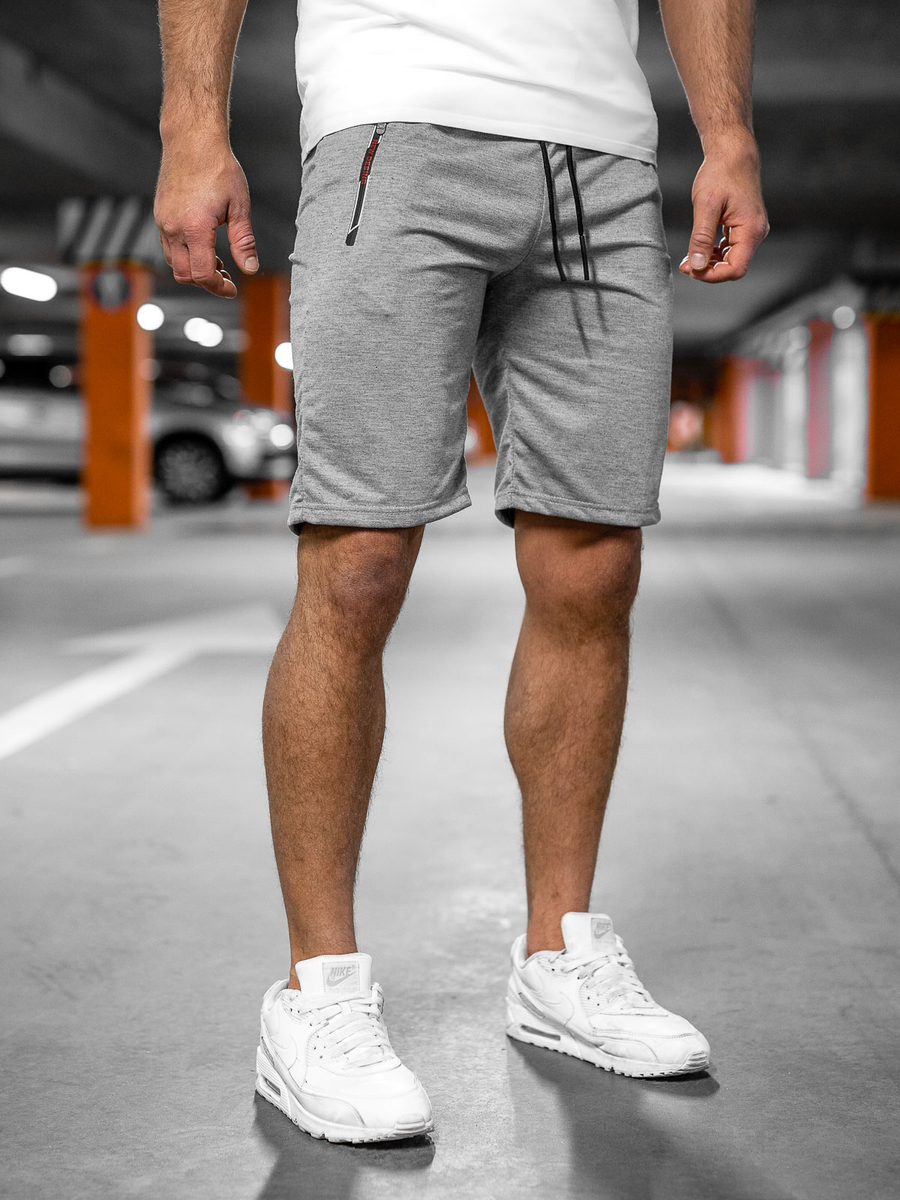 Pantalón Corto Deporte Hombre TFixol Gris S