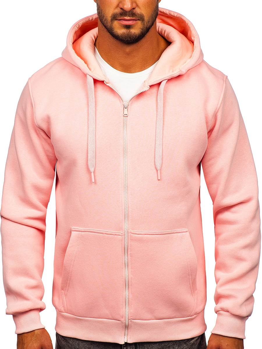 Sudadera color rosa para hombre sales