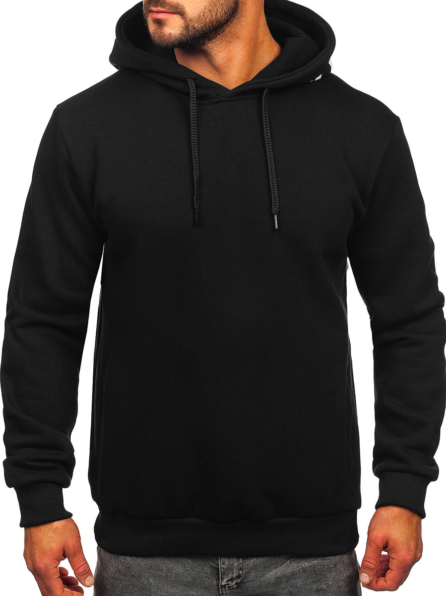 sudadera hombre negra