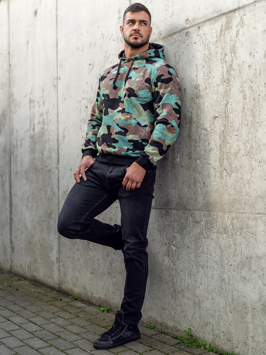 Sudadera Para Hombre Camuflaje Chico Sudaderas De Hombre Con Capucha De Moda