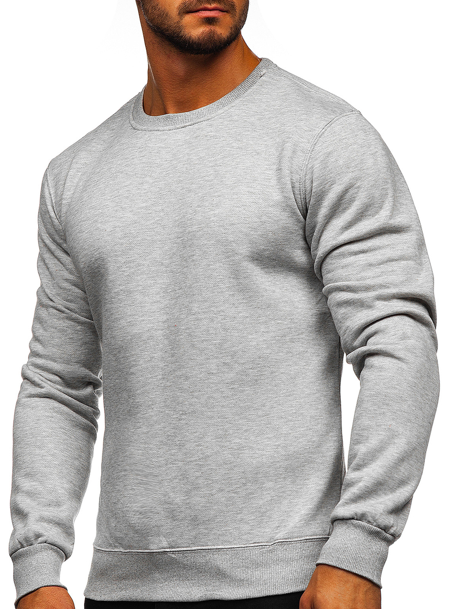 Sudadera sin capucha ajuste regular hombre