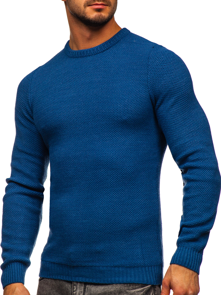 Suéter para hombre color azul Bolf 4629 AZUL