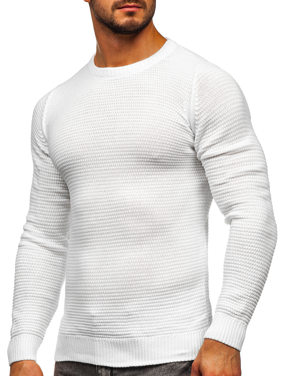 Sueter Blanco SuÃ©ter Corto De Mujer SuÃ©ter Beige Hombre Sueter Blanco  Corto