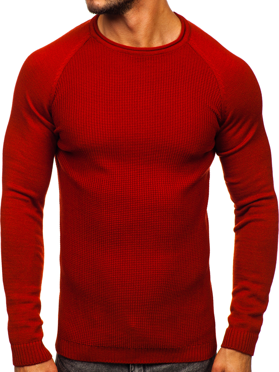 Suéter para hombre color rojo Denley 1009 ROJO