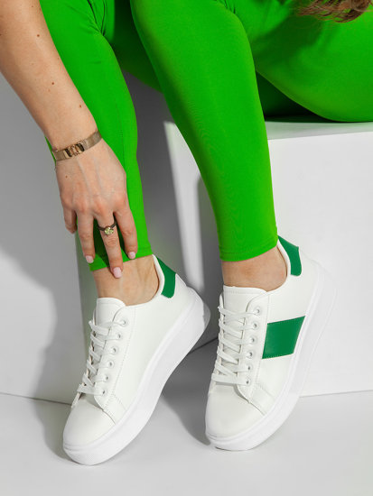 Calzados tipo sneakers para mujer verde Bolf 956