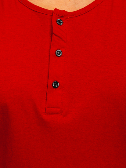 Camiseta a manga larga para hombre color rojo Bolf 1114