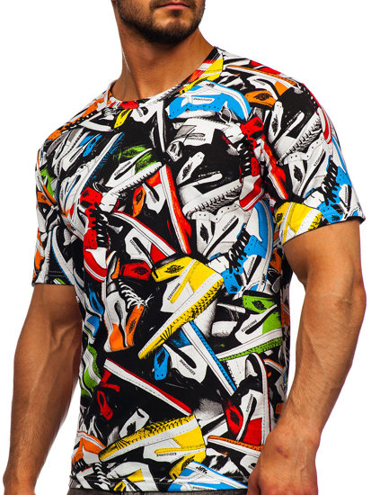 Camiseta estampada para hombre multicolor Denley 14931
