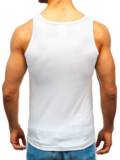 Camiseta lisa para hombre blanca 3 Pack Bolf C10043-3P