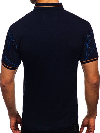 Camiseta polo estampada para hombre color azul celeste Bolf 192280