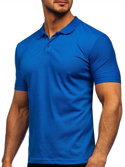 Camiseta polo para hombre color azul oscuro Bolf GD02