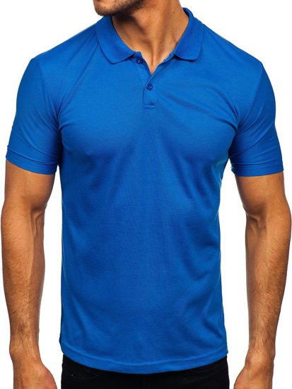 Camiseta polo para hombre color azul oscuro Bolf GD02