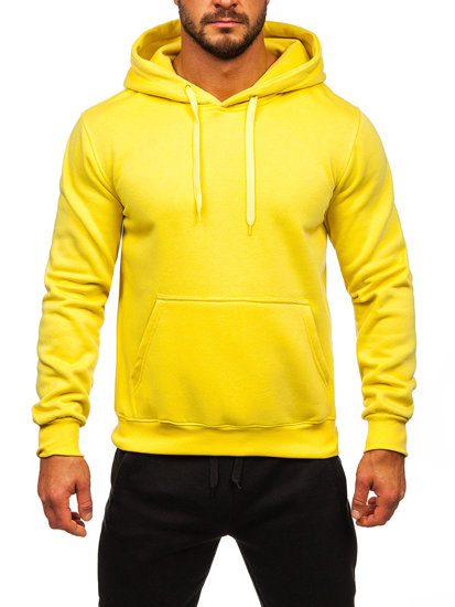 Chándal con capucha para hombre amarillo claro Bolf D002-33