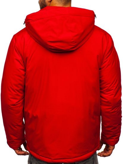 Chaqueta deportiva de invierno para hombre rojo Bolf HH011