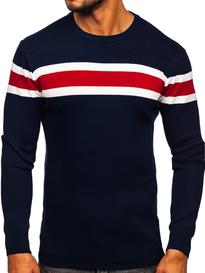 Jersey para hombre azul oscuro Bolf H2108