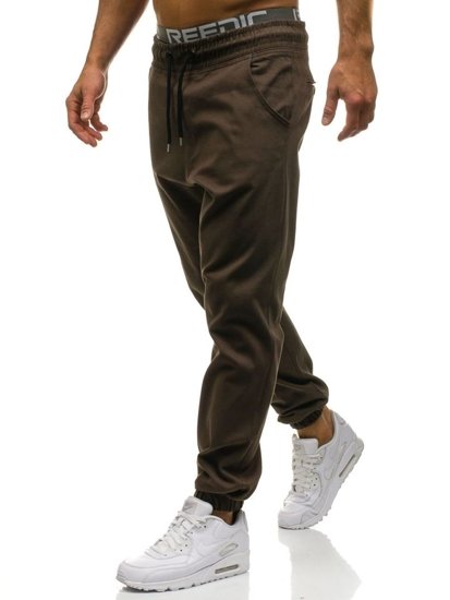 Pantalón baggy para hombre marrón Bolf 0399