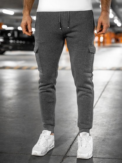 Pantalón cargo deportivo para hombre color gris Bolf JX8710