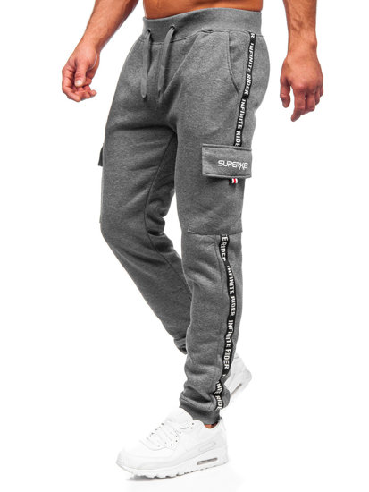 Pantalón cargo deportivo para hombre color gris Bolf JX8715