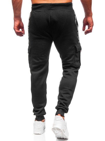 Pantalón cargo deportivo para hombre color negro Bolf JX9395