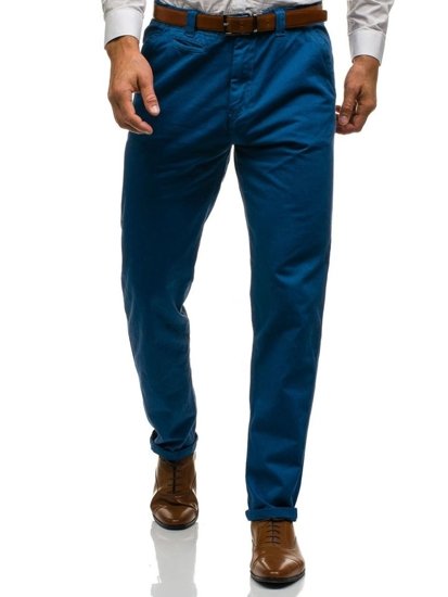 Pantalón chino para hombre azul Bolf 6191