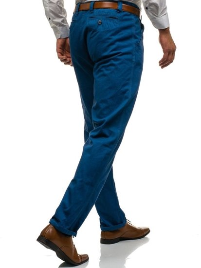 Pantalón chino para hombre azul Bolf 6191