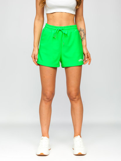 Pantalón corto de chándal para mujer verde Bolf HA22